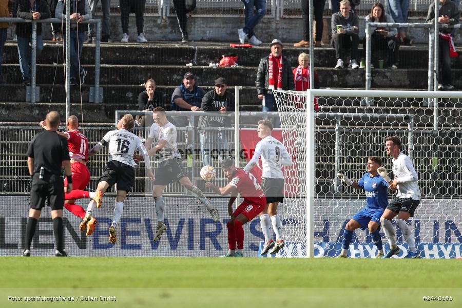 AKON Arena, Würzburg, 28.09.2024, sport, action, Fussball, BFV, Regionalliga Bayern, 11. Spieltag, AUB, FWK, TSV Aubstadt, FC Würzburger Kickers - Bild-ID: 2440656