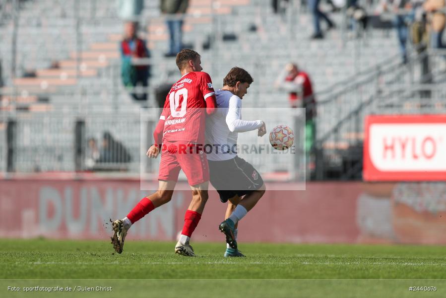 AKON Arena, Würzburg, 28.09.2024, sport, action, Fussball, BFV, Regionalliga Bayern, 11. Spieltag, AUB, FWK, TSV Aubstadt, FC Würzburger Kickers - Bild-ID: 2440676