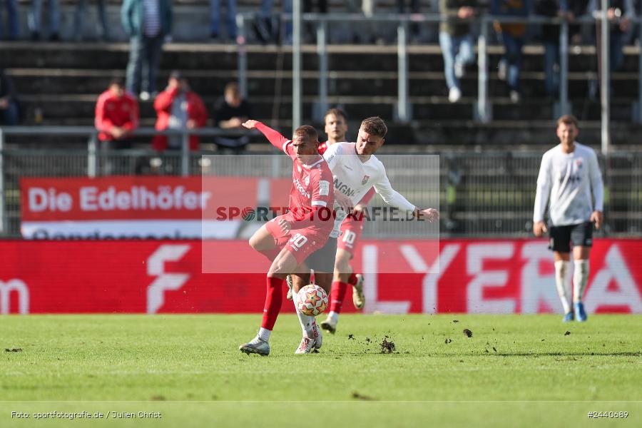 AKON Arena, Würzburg, 28.09.2024, sport, action, Fussball, BFV, Regionalliga Bayern, 11. Spieltag, AUB, FWK, TSV Aubstadt, FC Würzburger Kickers - Bild-ID: 2440689