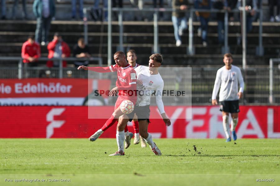 AKON Arena, Würzburg, 28.09.2024, sport, action, Fussball, BFV, Regionalliga Bayern, 11. Spieltag, AUB, FWK, TSV Aubstadt, FC Würzburger Kickers - Bild-ID: 2440690