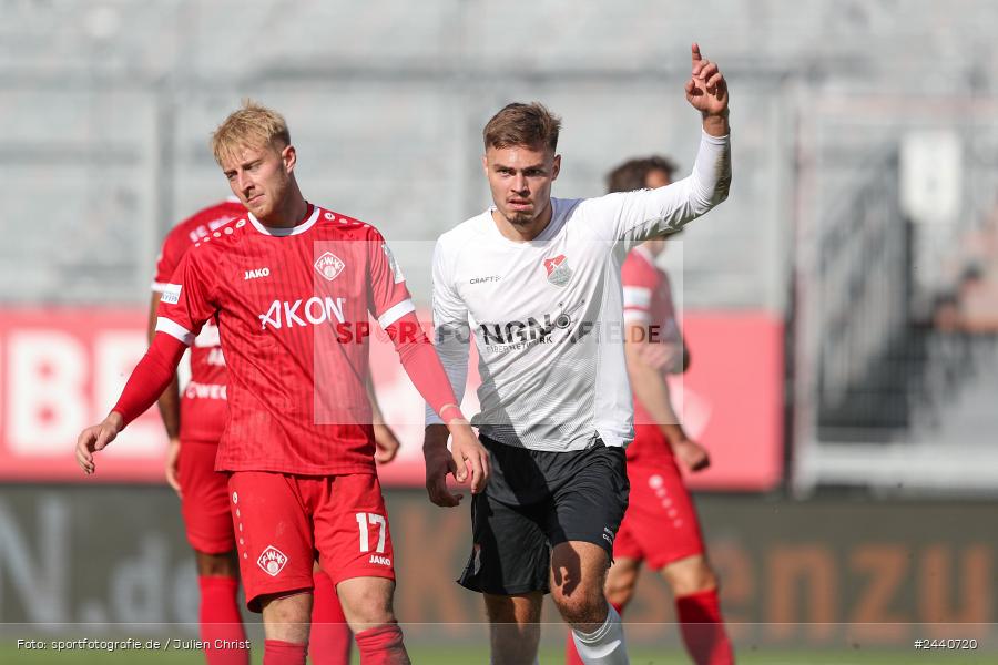 AKON Arena, Würzburg, 28.09.2024, sport, action, Fussball, BFV, Regionalliga Bayern, 11. Spieltag, AUB, FWK, TSV Aubstadt, FC Würzburger Kickers - Bild-ID: 2440720