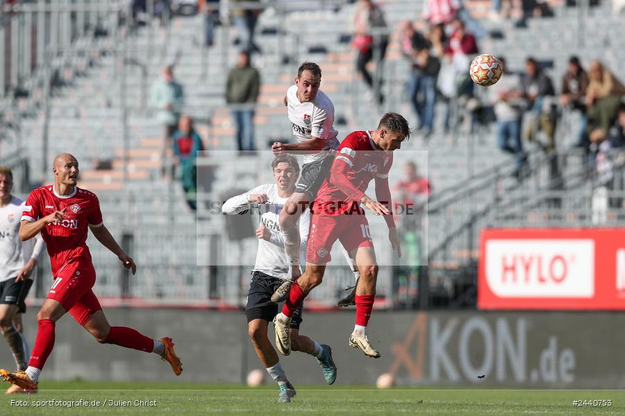 AKON Arena, Würzburg, 28.09.2024, sport, action, Fussball, BFV, Regionalliga Bayern, 11. Spieltag, AUB, FWK, TSV Aubstadt, FC Würzburger Kickers - Bild-ID: 2440753