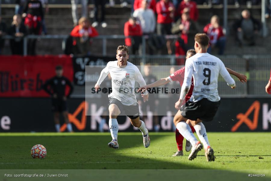 AKON Arena, Würzburg, 28.09.2024, sport, action, Fussball, BFV, Regionalliga Bayern, 11. Spieltag, AUB, FWK, TSV Aubstadt, FC Würzburger Kickers - Bild-ID: 2440759