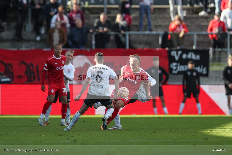 AKON Arena, Würzburg, 28.09.2024, sport, action, Fussball, BFV, Regionalliga Bayern, 11. Spieltag, AUB, FWK, TSV Aubstadt, FC Würzburger Kickers - Bild-ID: 2440760