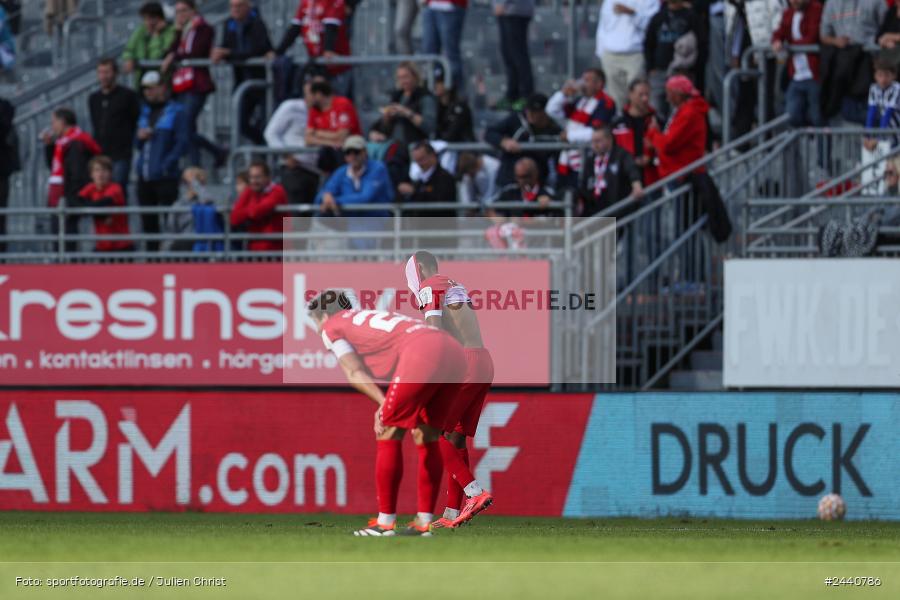 AKON Arena, Würzburg, 28.09.2024, sport, action, Fussball, BFV, Regionalliga Bayern, 11. Spieltag, AUB, FWK, TSV Aubstadt, FC Würzburger Kickers - Bild-ID: 2440786