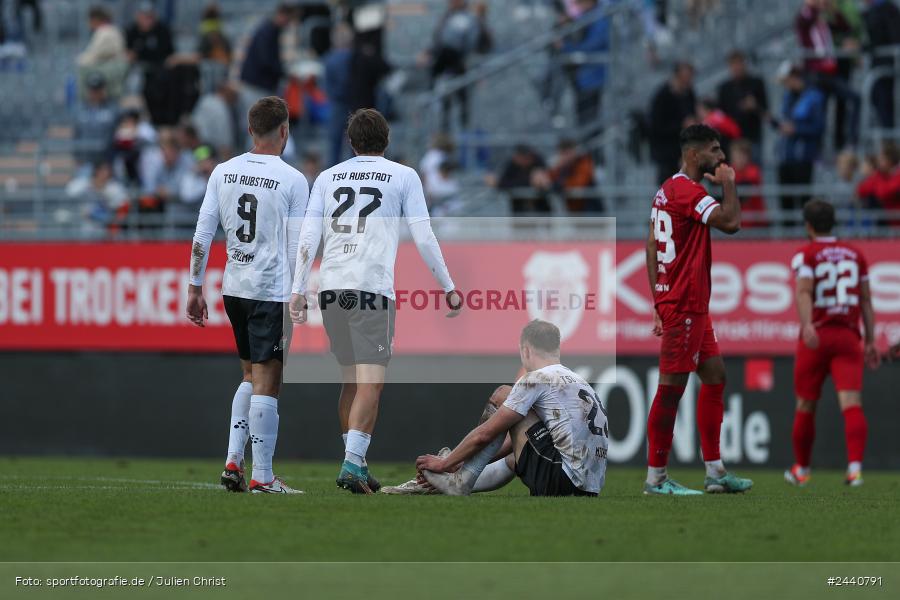 AKON Arena, Würzburg, 28.09.2024, sport, action, Fussball, BFV, Regionalliga Bayern, 11. Spieltag, AUB, FWK, TSV Aubstadt, FC Würzburger Kickers - Bild-ID: 2440791