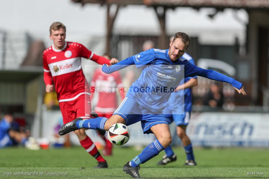 Sportgelände, Lohr am Main, 29.09.2024, sport, action, Fussball, BFV, 11. Spieltag, Kreisklasse Würzburg Gr. 3, FCWH, TSV, FC Wiesenfeld-Halsbach, TSV Lohr II - Bild-ID: 2441466