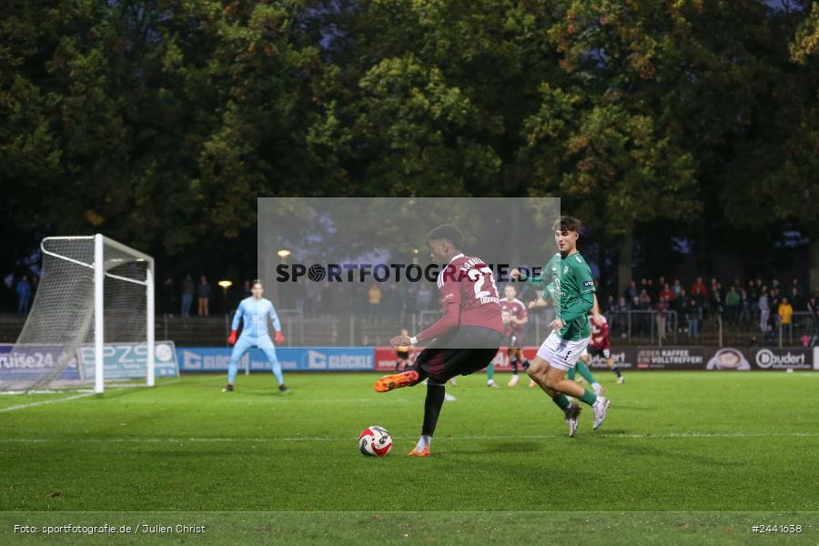 Willy-Sachs-Stadion, Schweinfurt, 02.10.2024, sport, action, Fussball, BFV, 11. Spieltag, Regionalliga Bayern, FCN, FCS, 1. FC Nürnberg II, 1. FC Schweinfurt 1905 - Bild-ID: 2441638 Willy-Sachs-Stadion, Schweinfurt, 02.10.2024, sport, action, Fussball, BFV, 11. Spieltag, Regionalliga Bayern, FCN, FCS, 1. FC Nürnberg II, 1. FC Schweinfurt 1905 - Bild-ID: 2441638