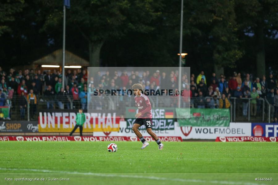 Willy-Sachs-Stadion, Schweinfurt, 02.10.2024, sport, action, Fussball, BFV, 11. Spieltag, Regionalliga Bayern, FCN, FCS, 1. FC Nürnberg II, 1. FC Schweinfurt 1905 - Bild-ID: 2441640 Willy-Sachs-Stadion, Schweinfurt, 02.10.2024, sport, action, Fussball, BFV, 11. Spieltag, Regionalliga Bayern, FCN, FCS, 1. FC Nürnberg II, 1. FC Schweinfurt 1905 - Bild-ID: 2441640