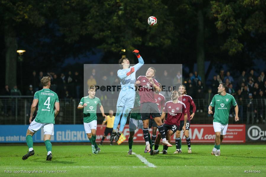 Willy-Sachs-Stadion, Schweinfurt, 02.10.2024, sport, action, Fussball, BFV, 11. Spieltag, Regionalliga Bayern, FCN, FCS, 1. FC Nürnberg II, 1. FC Schweinfurt 1905 - Bild-ID: 2441646 Willy-Sachs-Stadion, Schweinfurt, 02.10.2024, sport, action, Fussball, BFV, 11. Spieltag, Regionalliga Bayern, FCN, FCS, 1. FC Nürnberg II, 1. FC Schweinfurt 1905 - Bild-ID: 2441646