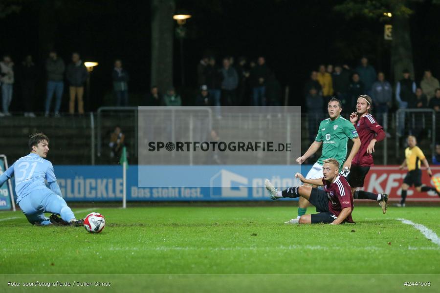 Willy-Sachs-Stadion, Schweinfurt, 02.10.2024, sport, action, Fussball, BFV, 11. Spieltag, Regionalliga Bayern, FCN, FCS, 1. FC Nürnberg II, 1. FC Schweinfurt 1905 - Bild-ID: 2441663 Willy-Sachs-Stadion, Schweinfurt, 02.10.2024, sport, action, Fussball, BFV, 11. Spieltag, Regionalliga Bayern, FCN, FCS, 1. FC Nürnberg II, 1. FC Schweinfurt 1905 - Bild-ID: 2441663