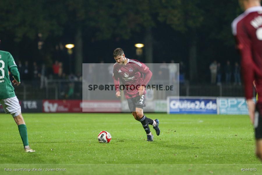Willy-Sachs-Stadion, Schweinfurt, 02.10.2024, sport, action, Fussball, BFV, 11. Spieltag, Regionalliga Bayern, FCN, FCS, 1. FC Nürnberg II, 1. FC Schweinfurt 1905 - Bild-ID: 2441670 Willy-Sachs-Stadion, Schweinfurt, 02.10.2024, sport, action, Fussball, BFV, 11. Spieltag, Regionalliga Bayern, FCN, FCS, 1. FC Nürnberg II, 1. FC Schweinfurt 1905 - Bild-ID: 2441670