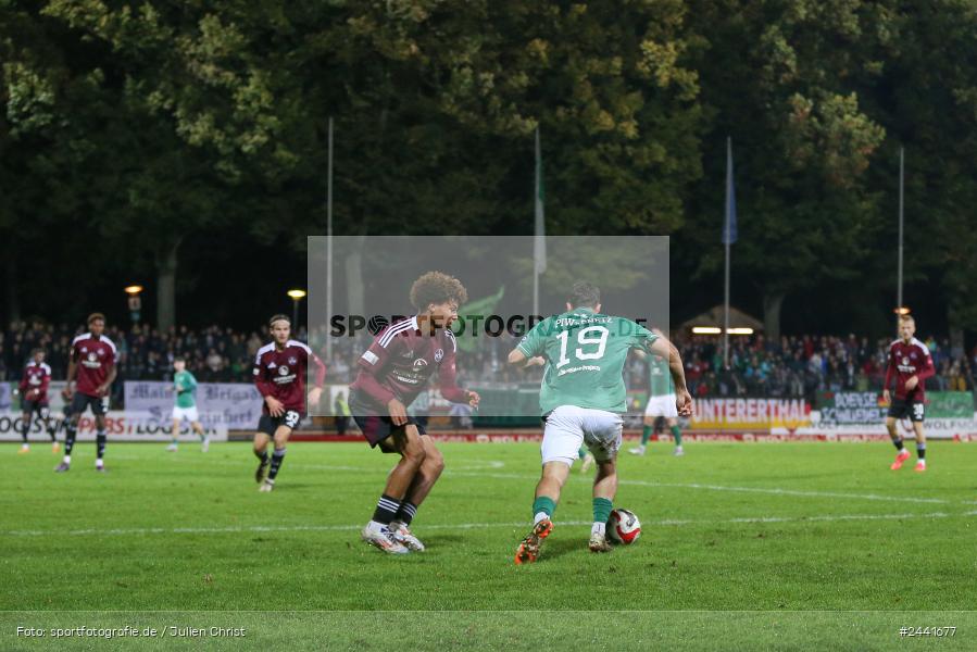 Willy-Sachs-Stadion, Schweinfurt, 02.10.2024, sport, action, Fussball, BFV, 11. Spieltag, Regionalliga Bayern, FCN, FCS, 1. FC Nürnberg II, 1. FC Schweinfurt 1905 - Bild-ID: 2441677 Willy-Sachs-Stadion, Schweinfurt, 02.10.2024, sport, action, Fussball, BFV, 11. Spieltag, Regionalliga Bayern, FCN, FCS, 1. FC Nürnberg II, 1. FC Schweinfurt 1905 - Bild-ID: 2441677