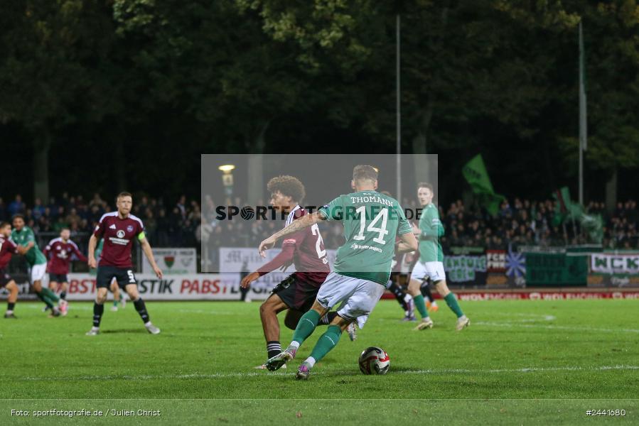 Willy-Sachs-Stadion, Schweinfurt, 02.10.2024, sport, action, Fussball, BFV, 11. Spieltag, Regionalliga Bayern, FCN, FCS, 1. FC Nürnberg II, 1. FC Schweinfurt 1905 - Bild-ID: 2441680 Willy-Sachs-Stadion, Schweinfurt, 02.10.2024, sport, action, Fussball, BFV, 11. Spieltag, Regionalliga Bayern, FCN, FCS, 1. FC Nürnberg II, 1. FC Schweinfurt 1905 - Bild-ID: 2441680