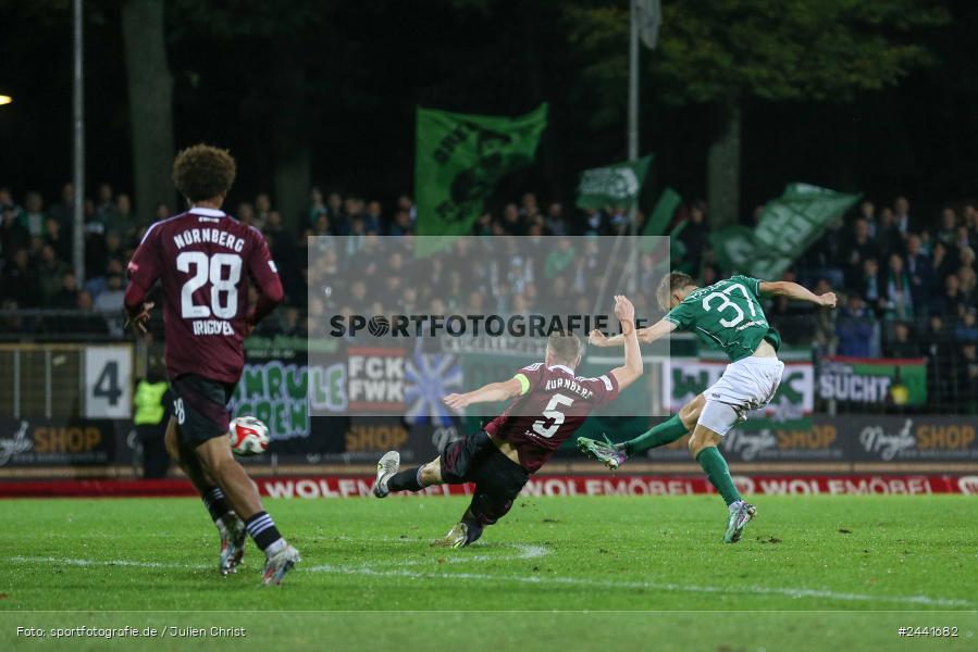 Willy-Sachs-Stadion, Schweinfurt, 02.10.2024, sport, action, Fussball, BFV, 11. Spieltag, Regionalliga Bayern, FCN, FCS, 1. FC Nürnberg II, 1. FC Schweinfurt 1905 - Bild-ID: 2441682 Willy-Sachs-Stadion, Schweinfurt, 02.10.2024, sport, action, Fussball, BFV, 11. Spieltag, Regionalliga Bayern, FCN, FCS, 1. FC Nürnberg II, 1. FC Schweinfurt 1905 - Bild-ID: 2441682