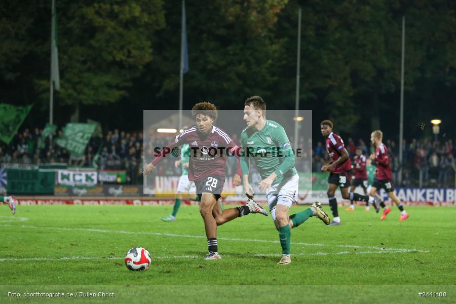 Willy-Sachs-Stadion, Schweinfurt, 02.10.2024, sport, action, Fussball, BFV, 11. Spieltag, Regionalliga Bayern, FCN, FCS, 1. FC Nürnberg II, 1. FC Schweinfurt 1905 - Bild-ID: 2441688 Willy-Sachs-Stadion, Schweinfurt, 02.10.2024, sport, action, Fussball, BFV, 11. Spieltag, Regionalliga Bayern, FCN, FCS, 1. FC Nürnberg II, 1. FC Schweinfurt 1905 - Bild-ID: 2441688