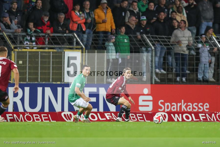 Willy-Sachs-Stadion, Schweinfurt, 02.10.2024, sport, action, Fussball, BFV, 11. Spieltag, Regionalliga Bayern, FCN, FCS, 1. FC Nürnberg II, 1. FC Schweinfurt 1905 - Bild-ID: 2441738 Willy-Sachs-Stadion, Schweinfurt, 02.10.2024, sport, action, Fussball, BFV, 11. Spieltag, Regionalliga Bayern, FCN, FCS, 1. FC Nürnberg II, 1. FC Schweinfurt 1905 - Bild-ID: 2441738