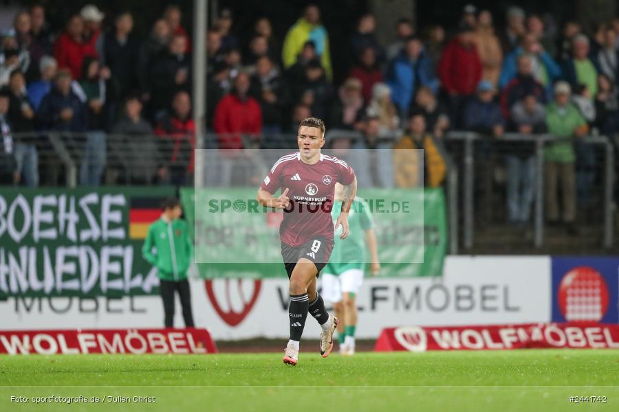 Willy-Sachs-Stadion, Schweinfurt, 02.10.2024, sport, action, Fussball, BFV, 11. Spieltag, Regionalliga Bayern, FCN, FCS, 1. FC Nürnberg II, 1. FC Schweinfurt 1905 - Bild-ID: 2441742 Willy-Sachs-Stadion, Schweinfurt, 02.10.2024, sport, action, Fussball, BFV, 11. Spieltag, Regionalliga Bayern, FCN, FCS, 1. FC Nürnberg II, 1. FC Schweinfurt 1905 - Bild-ID: 2441742