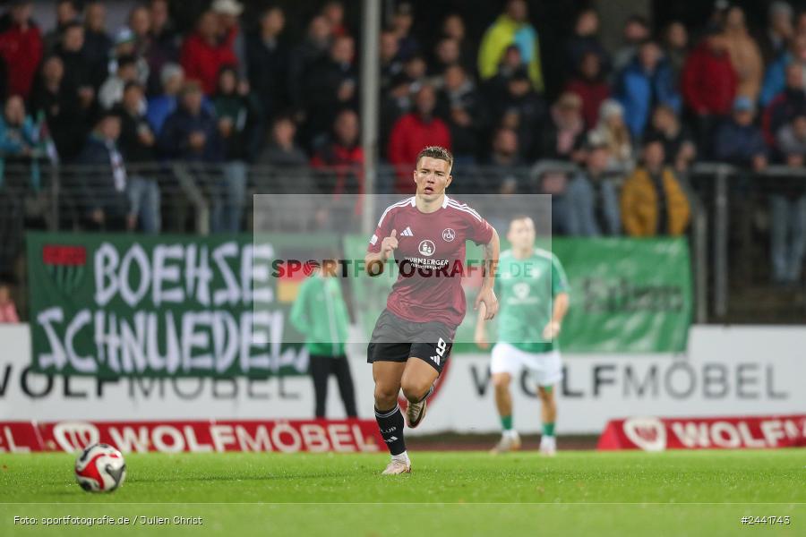Willy-Sachs-Stadion, Schweinfurt, 02.10.2024, sport, action, Fussball, BFV, 11. Spieltag, Regionalliga Bayern, FCN, FCS, 1. FC Nürnberg II, 1. FC Schweinfurt 1905 - Bild-ID: 2441743 Willy-Sachs-Stadion, Schweinfurt, 02.10.2024, sport, action, Fussball, BFV, 11. Spieltag, Regionalliga Bayern, FCN, FCS, 1. FC Nürnberg II, 1. FC Schweinfurt 1905 - Bild-ID: 2441743
