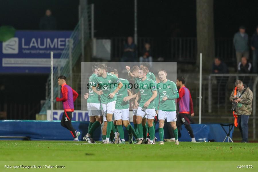 Willy-Sachs-Stadion, Schweinfurt, 02.10.2024, sport, action, Fussball, BFV, 11. Spieltag, Regionalliga Bayern, FCN, FCS, 1. FC Nürnberg II, 1. FC Schweinfurt 1905 - Bild-ID: 2441870