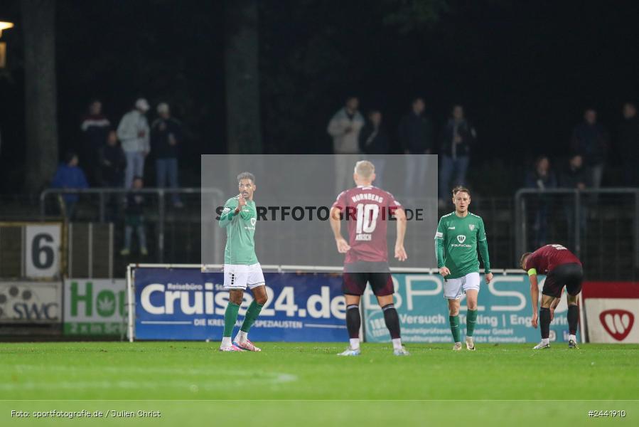 Willy-Sachs-Stadion, Schweinfurt, 02.10.2024, sport, action, Fussball, BFV, 11. Spieltag, Regionalliga Bayern, FCN, FCS, 1. FC Nürnberg II, 1. FC Schweinfurt 1905 - Bild-ID: 2441910 Willy-Sachs-Stadion, Schweinfurt, 02.10.2024, sport, action, Fussball, BFV, 11. Spieltag, Regionalliga Bayern, FCN, FCS, 1. FC Nürnberg II, 1. FC Schweinfurt 1905 - Bild-ID: 2441910