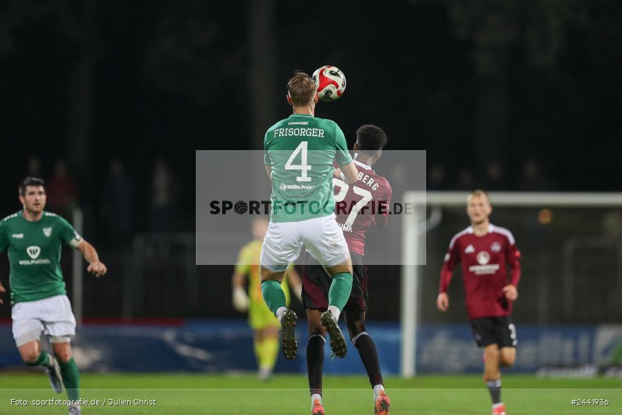 Willy-Sachs-Stadion, Schweinfurt, 02.10.2024, sport, action, Fussball, BFV, 11. Spieltag, Regionalliga Bayern, FCN, FCS, 1. FC Nürnberg II, 1. FC Schweinfurt 1905 - Bild-ID: 2441936 Willy-Sachs-Stadion, Schweinfurt, 02.10.2024, sport, action, Fussball, BFV, 11. Spieltag, Regionalliga Bayern, FCN, FCS, 1. FC Nürnberg II, 1. FC Schweinfurt 1905 - Bild-ID: 2441936