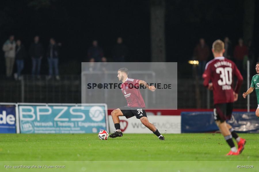 Willy-Sachs-Stadion, Schweinfurt, 02.10.2024, sport, action, Fussball, BFV, 11. Spieltag, Regionalliga Bayern, FCN, FCS, 1. FC Nürnberg II, 1. FC Schweinfurt 1905 - Bild-ID: 2442009 Willy-Sachs-Stadion, Schweinfurt, 02.10.2024, sport, action, Fussball, BFV, 11. Spieltag, Regionalliga Bayern, FCN, FCS, 1. FC Nürnberg II, 1. FC Schweinfurt 1905 - Bild-ID: 2442009