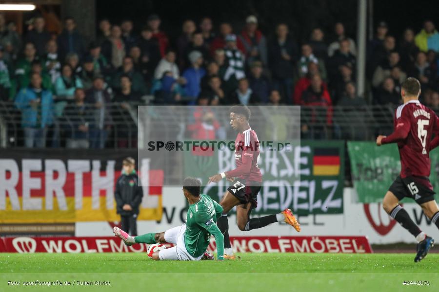 Willy-Sachs-Stadion, Schweinfurt, 02.10.2024, sport, action, Fussball, BFV, 11. Spieltag, Regionalliga Bayern, FCN, FCS, 1. FC Nürnberg II, 1. FC Schweinfurt 1905 - Bild-ID: 2442076 Willy-Sachs-Stadion, Schweinfurt, 02.10.2024, sport, action, Fussball, BFV, 11. Spieltag, Regionalliga Bayern, FCN, FCS, 1. FC Nürnberg II, 1. FC Schweinfurt 1905 - Bild-ID: 2442076