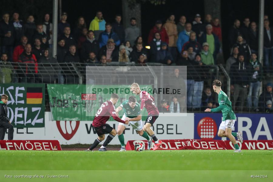 Willy-Sachs-Stadion, Schweinfurt, 02.10.2024, sport, action, Fussball, BFV, 11. Spieltag, Regionalliga Bayern, FCN, FCS, 1. FC Nürnberg II, 1. FC Schweinfurt 1905 - Bild-ID: 2442124 Willy-Sachs-Stadion, Schweinfurt, 02.10.2024, sport, action, Fussball, BFV, 11. Spieltag, Regionalliga Bayern, FCN, FCS, 1. FC Nürnberg II, 1. FC Schweinfurt 1905 - Bild-ID: 2442124