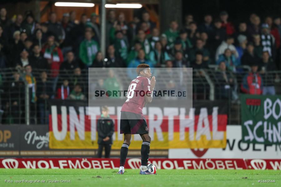 Willy-Sachs-Stadion, Schweinfurt, 02.10.2024, sport, action, Fussball, BFV, 11. Spieltag, Regionalliga Bayern, FCN, FCS, 1. FC Nürnberg II, 1. FC Schweinfurt 1905 - Bild-ID: 2442144 Willy-Sachs-Stadion, Schweinfurt, 02.10.2024, sport, action, Fussball, BFV, 11. Spieltag, Regionalliga Bayern, FCN, FCS, 1. FC Nürnberg II, 1. FC Schweinfurt 1905 - Bild-ID: 2442144