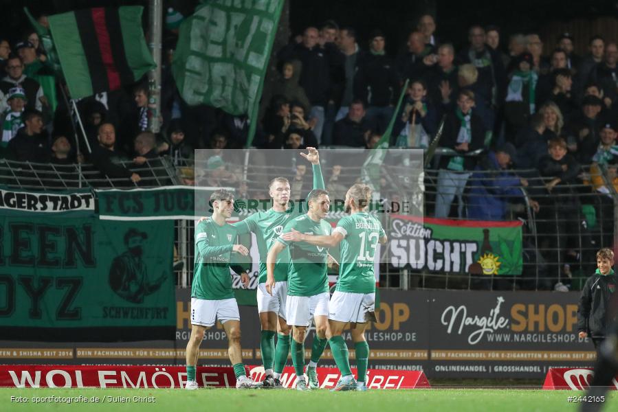 Willy-Sachs-Stadion, Schweinfurt, 02.10.2024, sport, action, Fussball, BFV, 11. Spieltag, Regionalliga Bayern, FCN, FCS, 1. FC Nürnberg II, 1. FC Schweinfurt 1905 - Bild-ID: 2442165 Willy-Sachs-Stadion, Schweinfurt, 02.10.2024, sport, action, Fussball, BFV, 11. Spieltag, Regionalliga Bayern, FCN, FCS, 1. FC Nürnberg II, 1. FC Schweinfurt 1905 - Bild-ID: 2442165