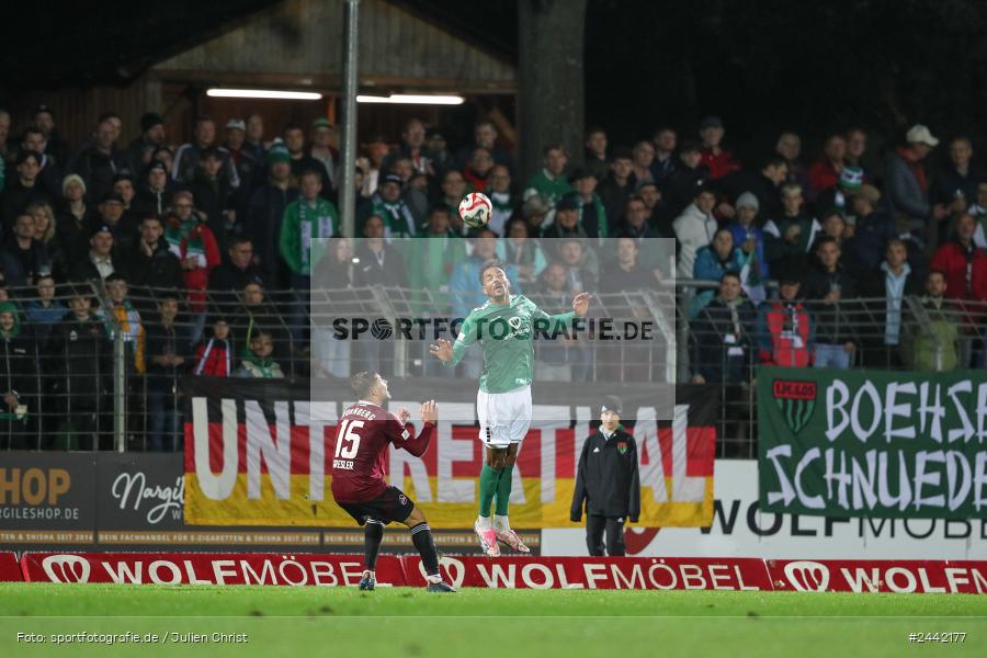 Willy-Sachs-Stadion, Schweinfurt, 02.10.2024, sport, action, Fussball, BFV, 11. Spieltag, Regionalliga Bayern, FCN, FCS, 1. FC Nürnberg II, 1. FC Schweinfurt 1905 - Bild-ID: 2442177 Willy-Sachs-Stadion, Schweinfurt, 02.10.2024, sport, action, Fussball, BFV, 11. Spieltag, Regionalliga Bayern, FCN, FCS, 1. FC Nürnberg II, 1. FC Schweinfurt 1905 - Bild-ID: 2442177