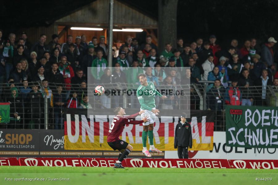 Willy-Sachs-Stadion, Schweinfurt, 02.10.2024, sport, action, Fussball, BFV, 11. Spieltag, Regionalliga Bayern, FCN, FCS, 1. FC Nürnberg II, 1. FC Schweinfurt 1905 - Bild-ID: 2442179 Willy-Sachs-Stadion, Schweinfurt, 02.10.2024, sport, action, Fussball, BFV, 11. Spieltag, Regionalliga Bayern, FCN, FCS, 1. FC Nürnberg II, 1. FC Schweinfurt 1905 - Bild-ID: 2442179