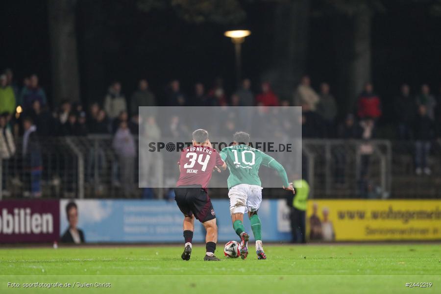 Willy-Sachs-Stadion, Schweinfurt, 02.10.2024, sport, action, Fussball, BFV, 11. Spieltag, Regionalliga Bayern, FCN, FCS, 1. FC Nürnberg II, 1. FC Schweinfurt 1905 - Bild-ID: 2442219 Willy-Sachs-Stadion, Schweinfurt, 02.10.2024, sport, action, Fussball, BFV, 11. Spieltag, Regionalliga Bayern, FCN, FCS, 1. FC Nürnberg II, 1. FC Schweinfurt 1905 - Bild-ID: 2442219