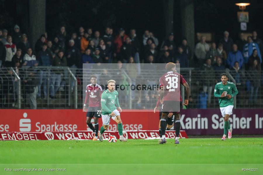 Willy-Sachs-Stadion, Schweinfurt, 02.10.2024, sport, action, Fussball, BFV, 11. Spieltag, Regionalliga Bayern, FCN, FCS, 1. FC Nürnberg II, 1. FC Schweinfurt 1905 - Bild-ID: 2442221 Willy-Sachs-Stadion, Schweinfurt, 02.10.2024, sport, action, Fussball, BFV, 11. Spieltag, Regionalliga Bayern, FCN, FCS, 1. FC Nürnberg II, 1. FC Schweinfurt 1905 - Bild-ID: 2442221