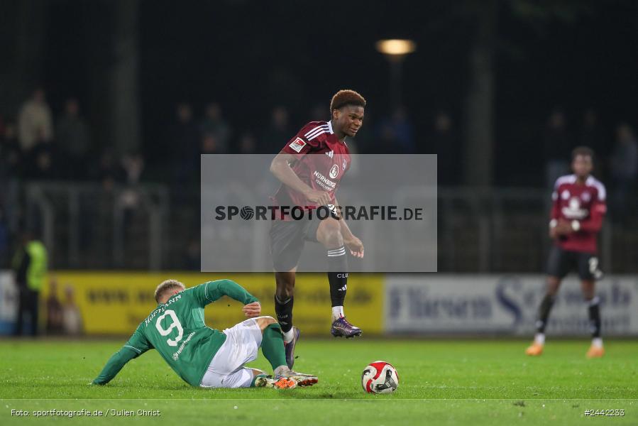Willy-Sachs-Stadion, Schweinfurt, 02.10.2024, sport, action, Fussball, BFV, 11. Spieltag, Regionalliga Bayern, FCN, FCS, 1. FC Nürnberg II, 1. FC Schweinfurt 1905 - Bild-ID: 2442233 Willy-Sachs-Stadion, Schweinfurt, 02.10.2024, sport, action, Fussball, BFV, 11. Spieltag, Regionalliga Bayern, FCN, FCS, 1. FC Nürnberg II, 1. FC Schweinfurt 1905 - Bild-ID: 2442233