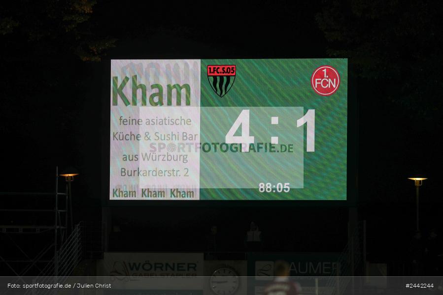 Willy-Sachs-Stadion, Schweinfurt, 02.10.2024, sport, action, Fussball, BFV, 11. Spieltag, Regionalliga Bayern, FCN, FCS, 1. FC Nürnberg II, 1. FC Schweinfurt 1905 - Bild-ID: 2442244 Willy-Sachs-Stadion, Schweinfurt, 02.10.2024, sport, action, Fussball, BFV, 11. Spieltag, Regionalliga Bayern, FCN, FCS, 1. FC Nürnberg II, 1. FC Schweinfurt 1905 - Bild-ID: 2442244