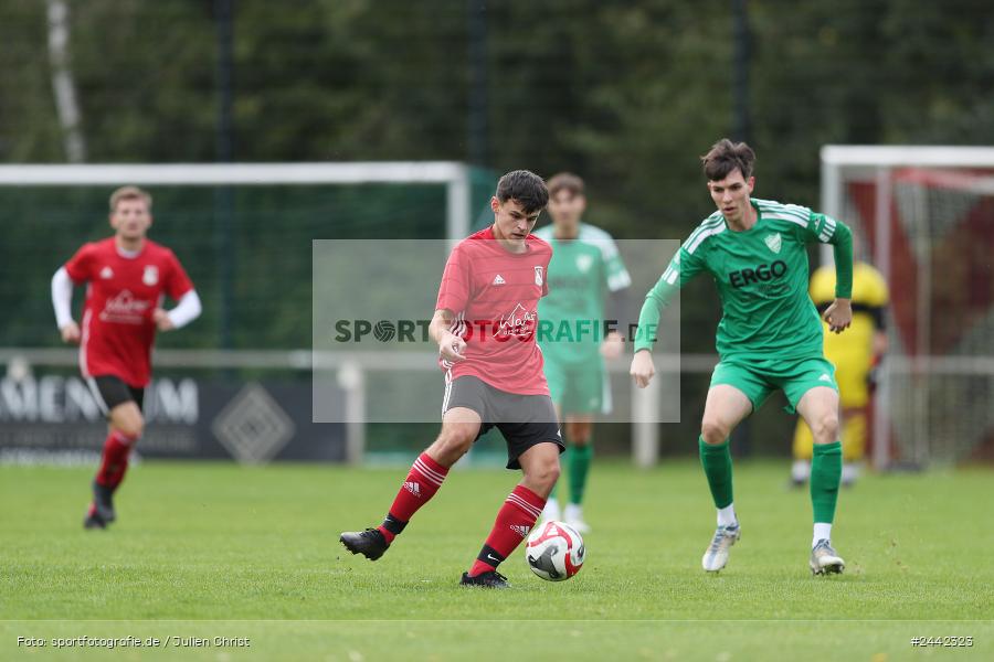 Sportgelände, Birkenfeld, 03.10.2024, sport, action, Fussball, BFV, 12. Spieltag, Bezirksliga Unterfranken West, SVK, SVB, SV Kürnach, SV Birkenfeld - Bild-ID: 2442323