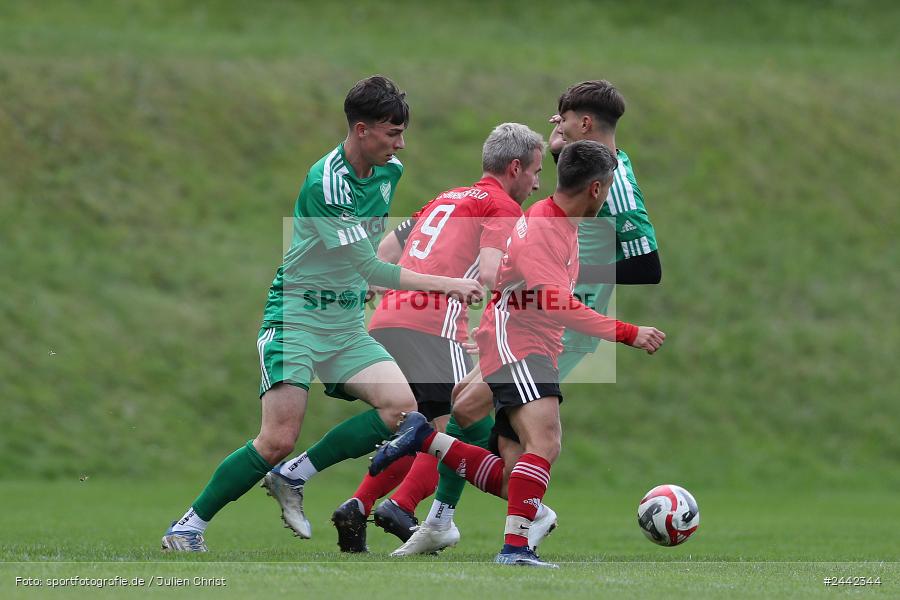 Sportgelände, Birkenfeld, 03.10.2024, sport, action, Fussball, BFV, 12. Spieltag, Bezirksliga Unterfranken West, SVK, SVB, SV Kürnach, SV Birkenfeld - Bild-ID: 2442344