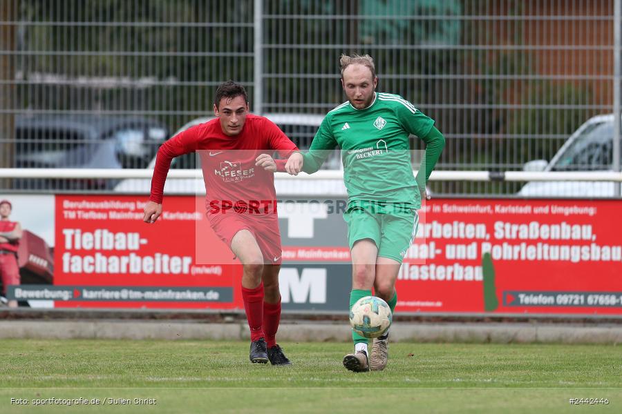 Sportgelände, Karlstadt, 03.10.2024, sport, action, Fussball, BFV, Kreisliga Würzburg Gr. 2, 12. Spieltag, FVGS, FVK, FV Gemünden/Seifriedsburg, FV Karlstadt - Bild-ID: 2442446