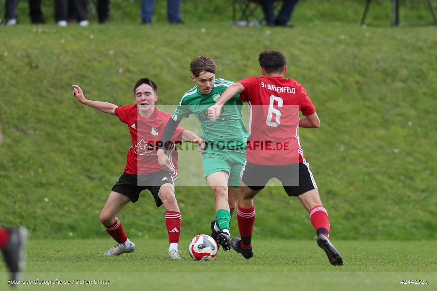 Sportgelände, Birkenfeld, 03.10.2024, sport, action, Fussball, BFV, 12. Spieltag, Bezirksliga Unterfranken West, SVK, SVB, SV Kürnach, SV Birkenfeld - Bild-ID: 2442526