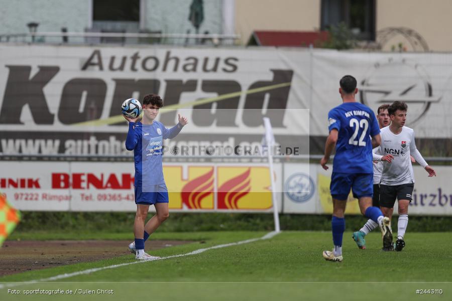 Sportgelände, Rimpar, 03.10.2024, sport, action, Fussball, BFV, 14. Spieltag, Landesliga Nordwest, AUB, ASV, TSV Aubstadt II, ASV Rimpar - Bild-ID: 2443110