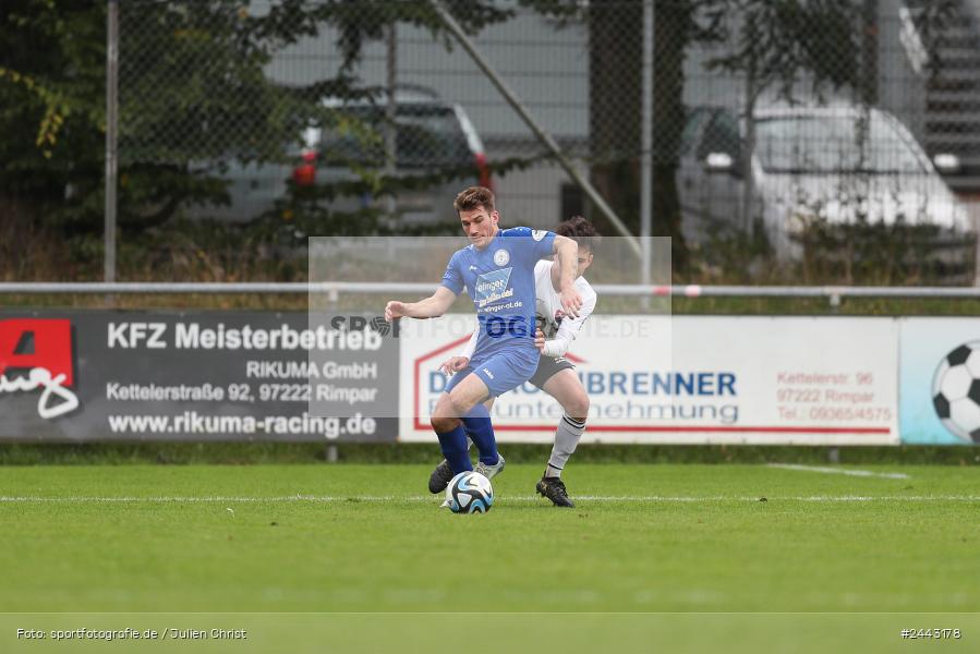 Sportgelände, Rimpar, 03.10.2024, sport, action, Fussball, BFV, 14. Spieltag, Landesliga Nordwest, AUB, ASV, TSV Aubstadt II, ASV Rimpar - Bild-ID: 2443178