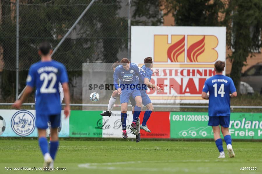 Sportgelände, Rimpar, 03.10.2024, sport, action, Fussball, BFV, 14. Spieltag, Landesliga Nordwest, AUB, ASV, TSV Aubstadt II, ASV Rimpar - Bild-ID: 2443205