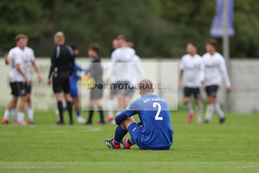 Sportgelände, Rimpar, 03.10.2024, sport, action, Fussball, BFV, 14. Spieltag, Landesliga Nordwest, AUB, ASV, TSV Aubstadt II, ASV Rimpar - Bild-ID: 2443219
