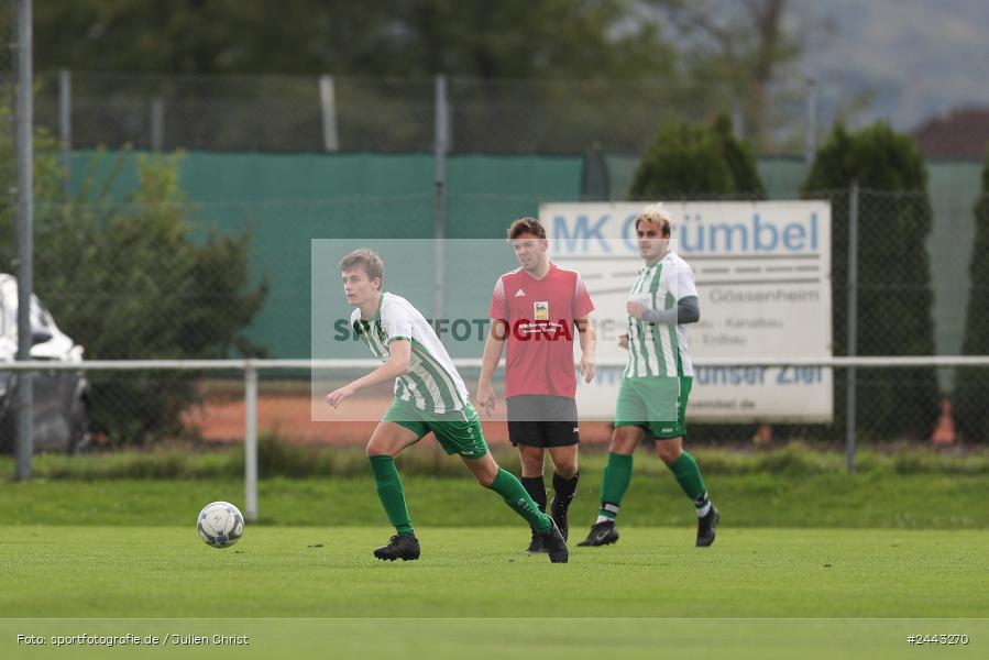 Sportgelände, Gössenheim, 05.10.2024, sport, action, Fussball, BFV, 13. Spieltag, Kreiskalsse Würzburg Gr. 3, SVA, FCG, SV Altfeld, FC Gössenheim - Bild-ID: 2443270