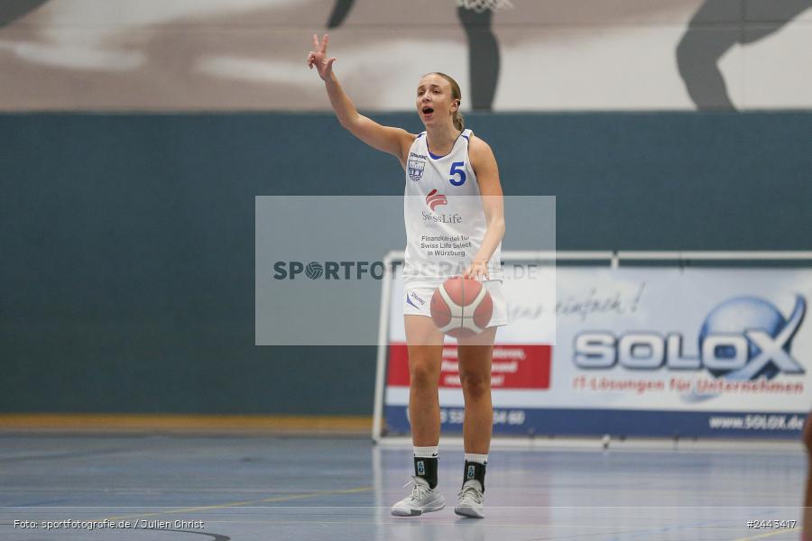 Hans-Wilhelm-Renkhoff Halle, Marktheidenfeld, 05.10.2024, sport, action, Basketball, RLS, 2. Spieltag, Regionalliga Damen HR-Nord, TBE, TVM, TB Erlangen, TV Marktheidenfeld - Bild-ID: 2443417
