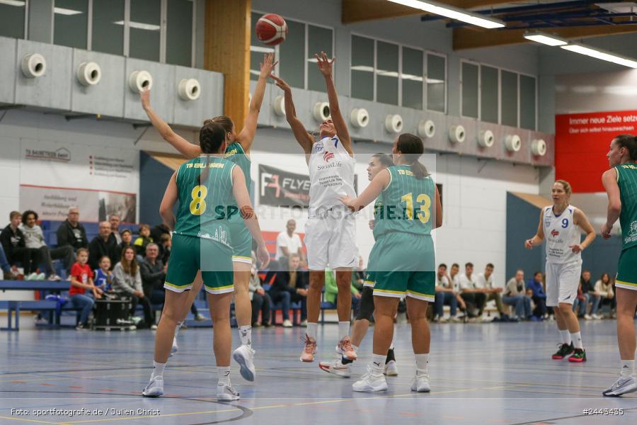 Hans-Wilhelm-Renkhoff Halle, Marktheidenfeld, 05.10.2024, sport, action, Basketball, RLS, 2. Spieltag, Regionalliga Damen HR-Nord, TBE, TVM, TB Erlangen, TV Marktheidenfeld - Bild-ID: 2443435