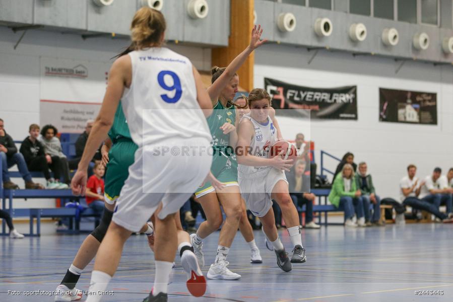Hans-Wilhelm-Renkhoff Halle, Marktheidenfeld, 05.10.2024, sport, action, Basketball, RLS, 2. Spieltag, Regionalliga Damen HR-Nord, TBE, TVM, TB Erlangen, TV Marktheidenfeld - Bild-ID: 2443443