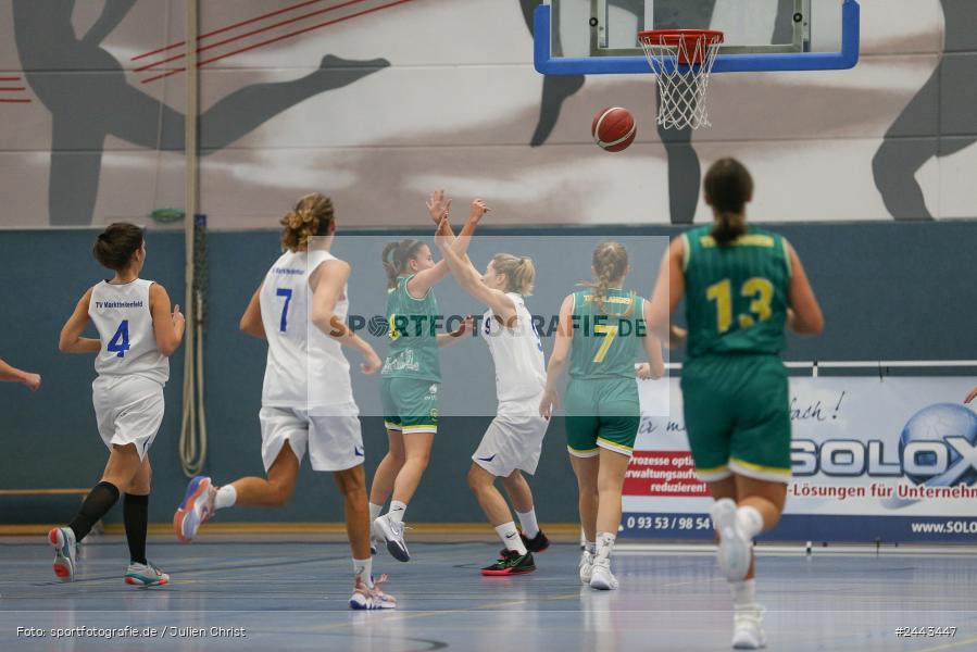 Hans-Wilhelm-Renkhoff Halle, Marktheidenfeld, 05.10.2024, sport, action, Basketball, RLS, 2. Spieltag, Regionalliga Damen HR-Nord, TBE, TVM, TB Erlangen, TV Marktheidenfeld - Bild-ID: 2443447